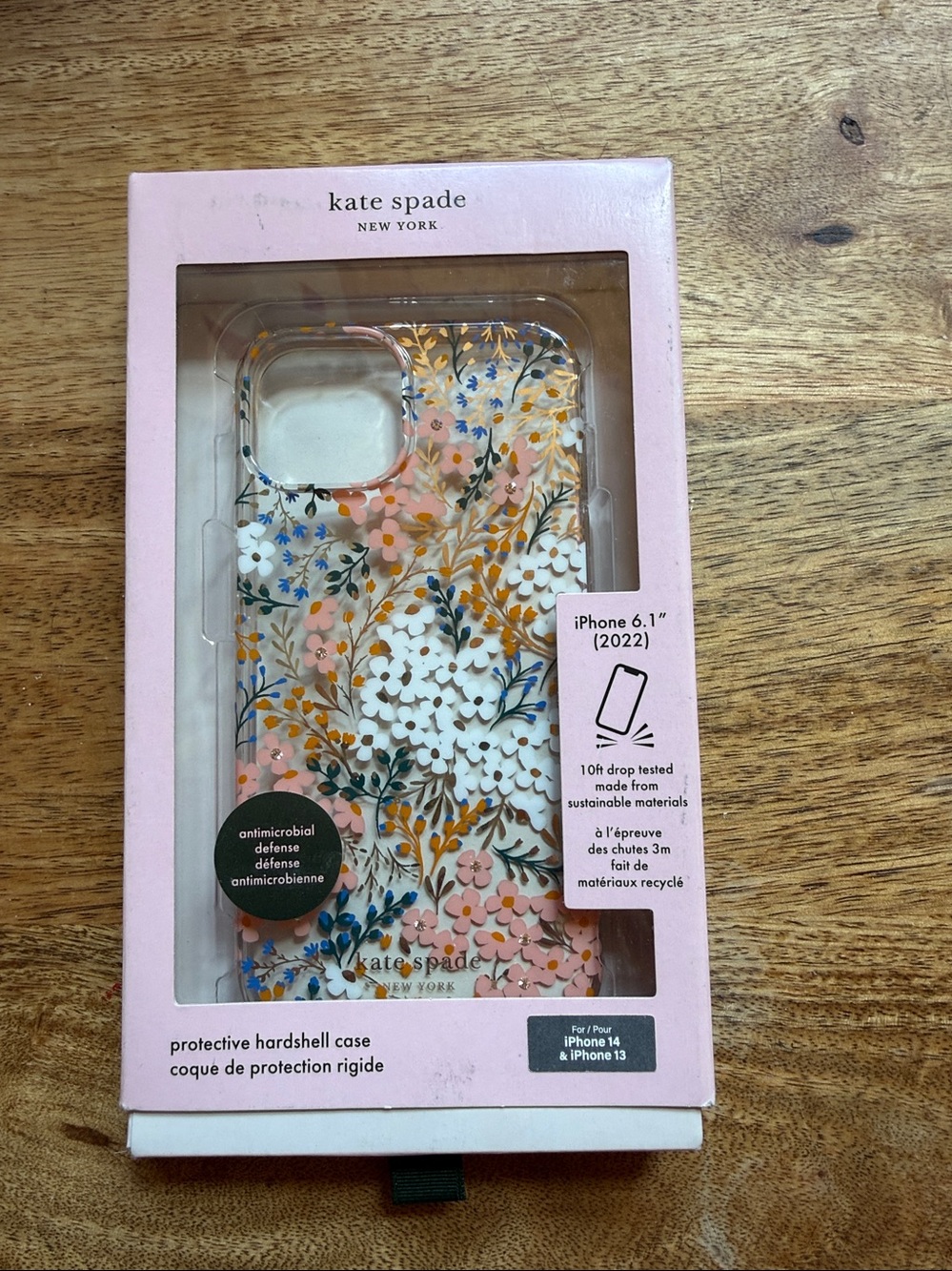 Kate Spade NY IPhone 14 and 13 Phone Case  NEW Floral